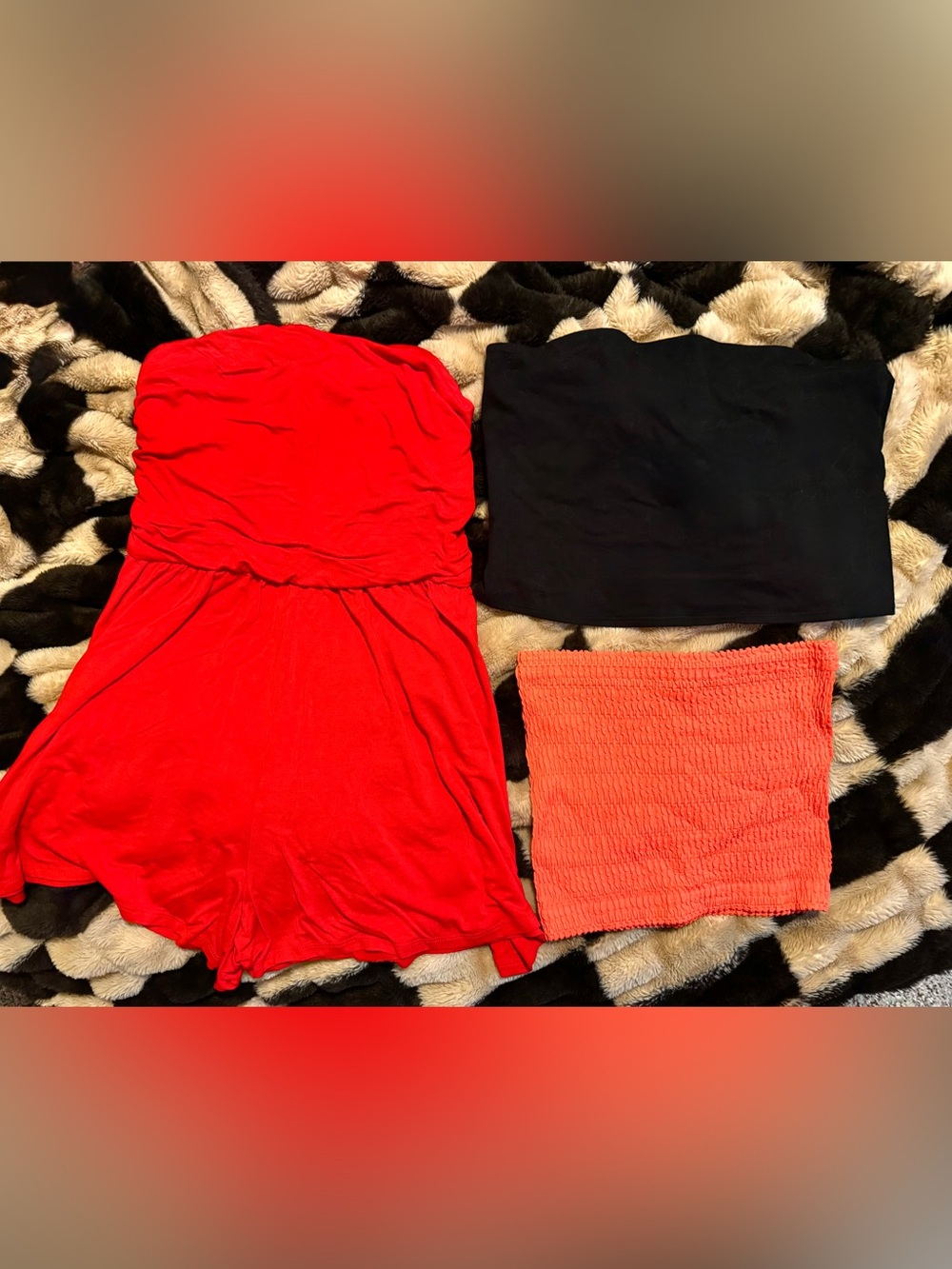 No Boundaries Strapless Romper/Top Bundle